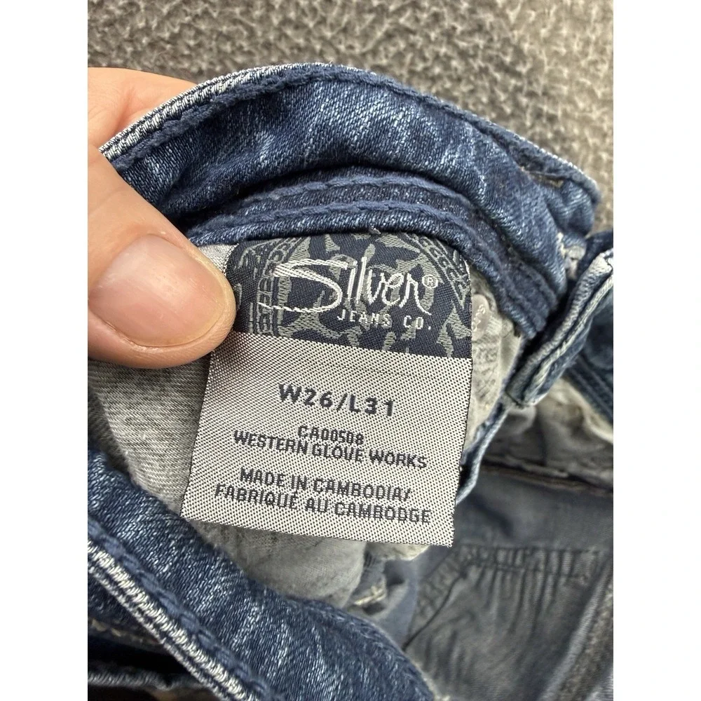 Silver Jeans logo back